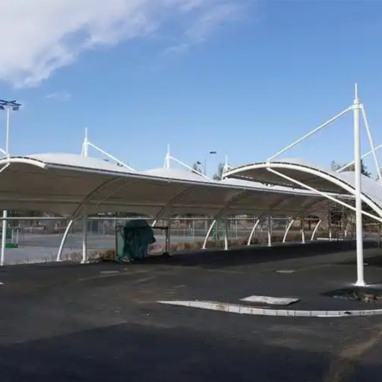 白朗县膜结构电动车棚