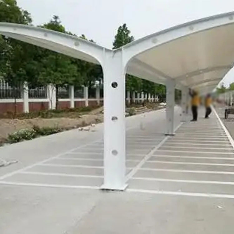 白朗县膜结构电动车棚