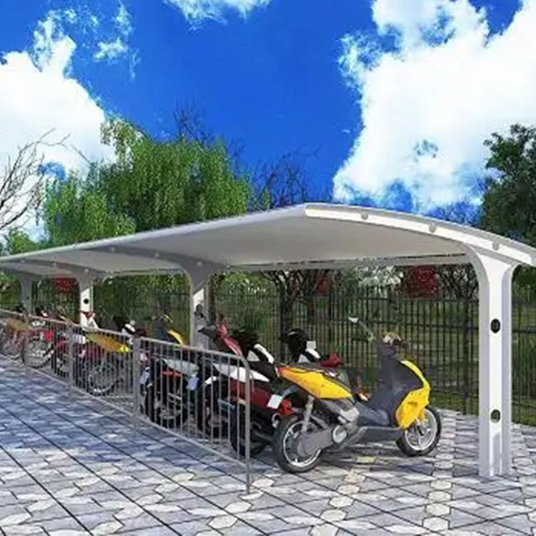 白朗县膜结构电动车棚